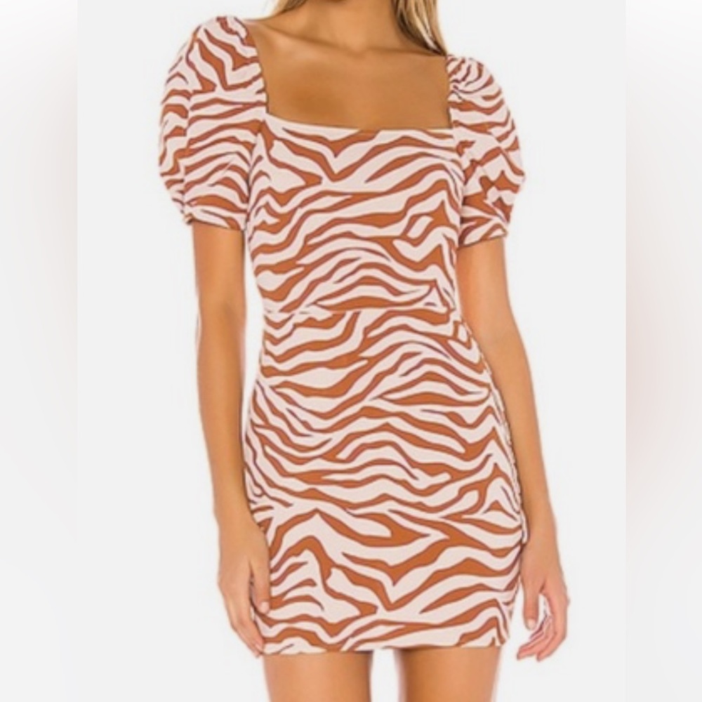 Lovers + Friends Kian Zebra Dress